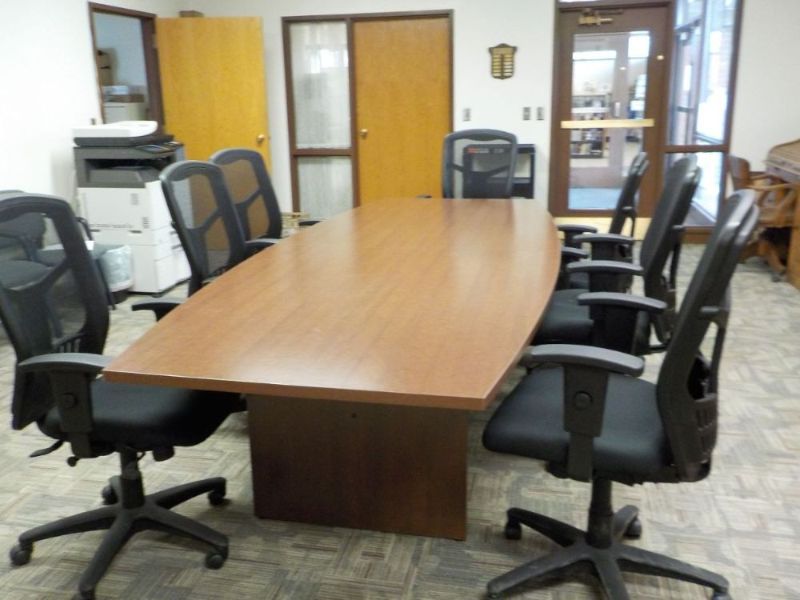 Conference table and chairs